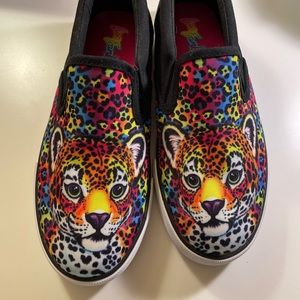 Lisa Frank slide on shoes